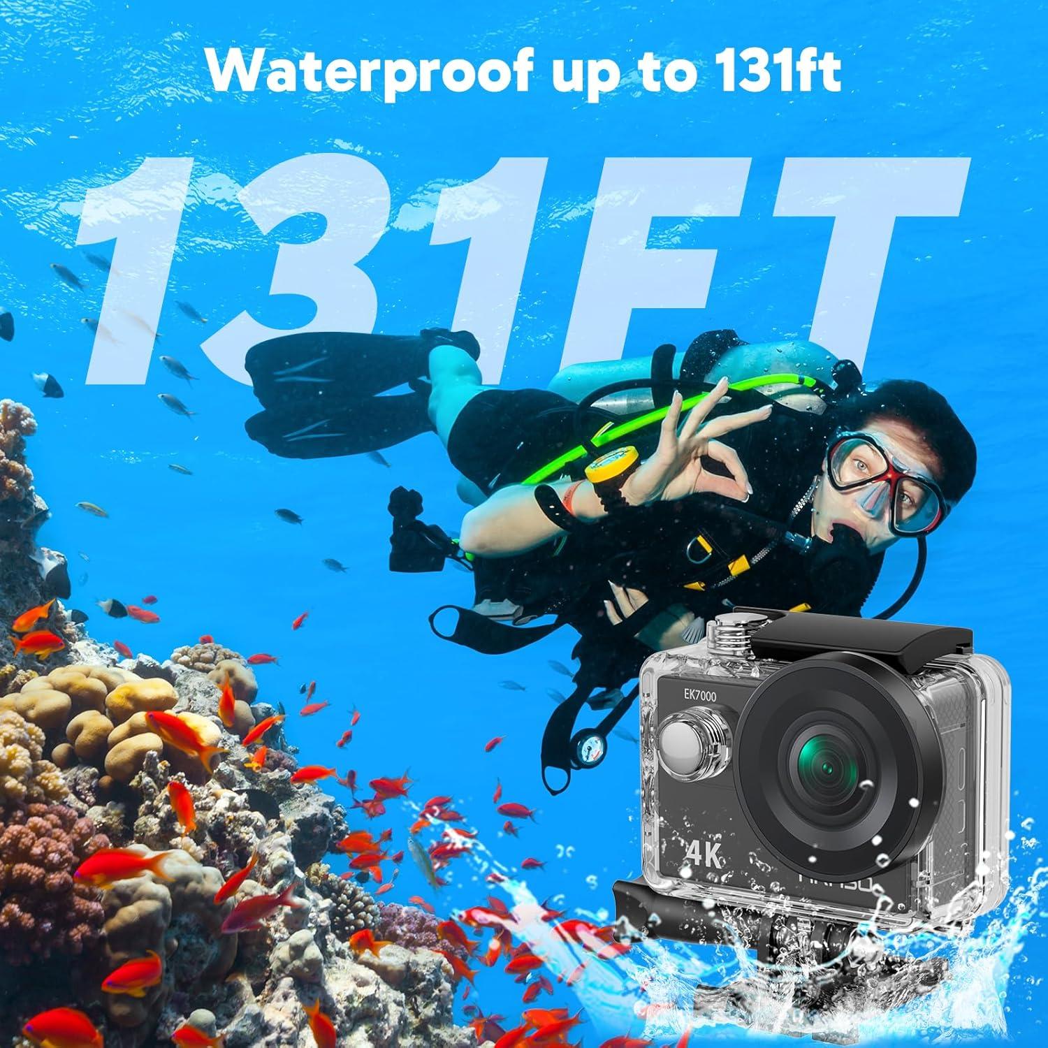 Our In-Depth Review of the‌ AKASO EK7000 4K⁤ Waterproof Camera