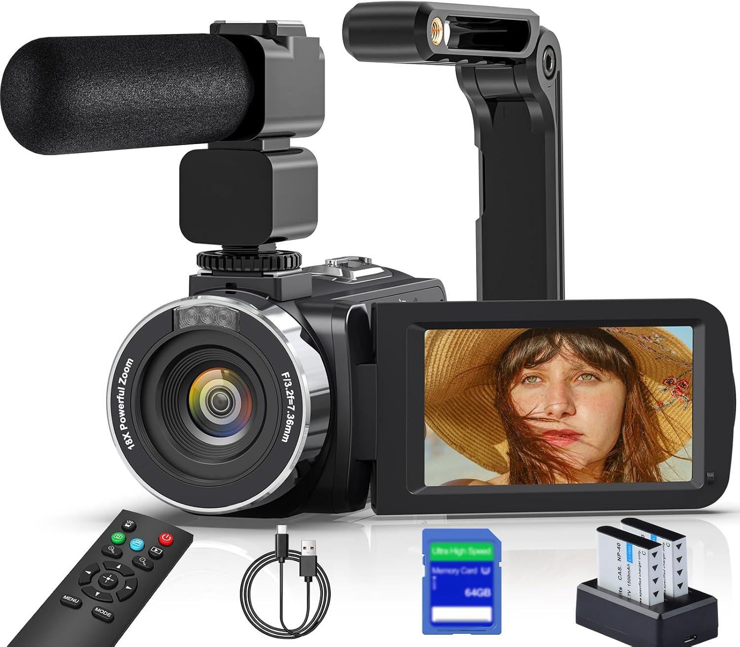 Our In-Depth Review ⁢of the 8K 64MP Vlogging Camcorder with Night Vision