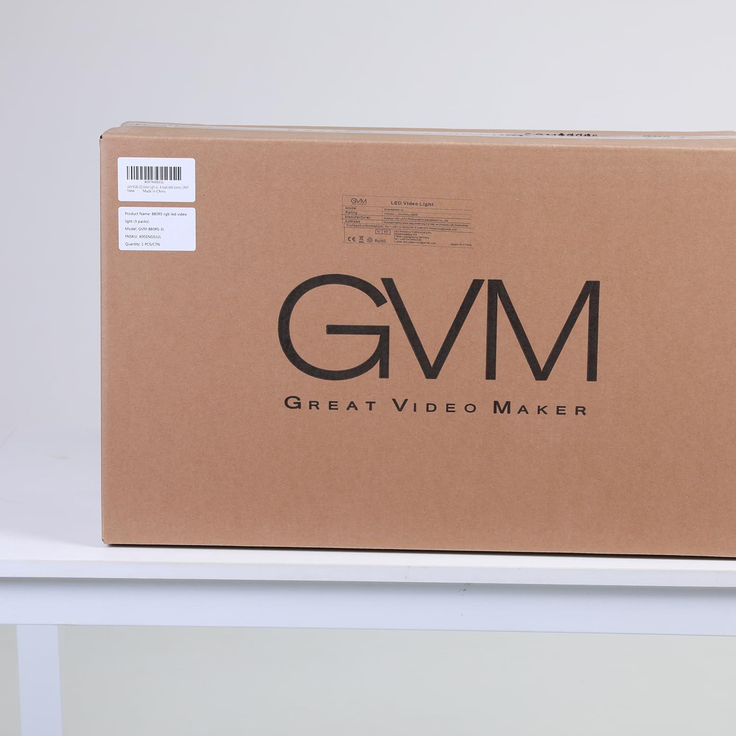 Our Review of the GVM 880RS RGB ‍LED Video Light ⁢Kit: Versatile & Bright