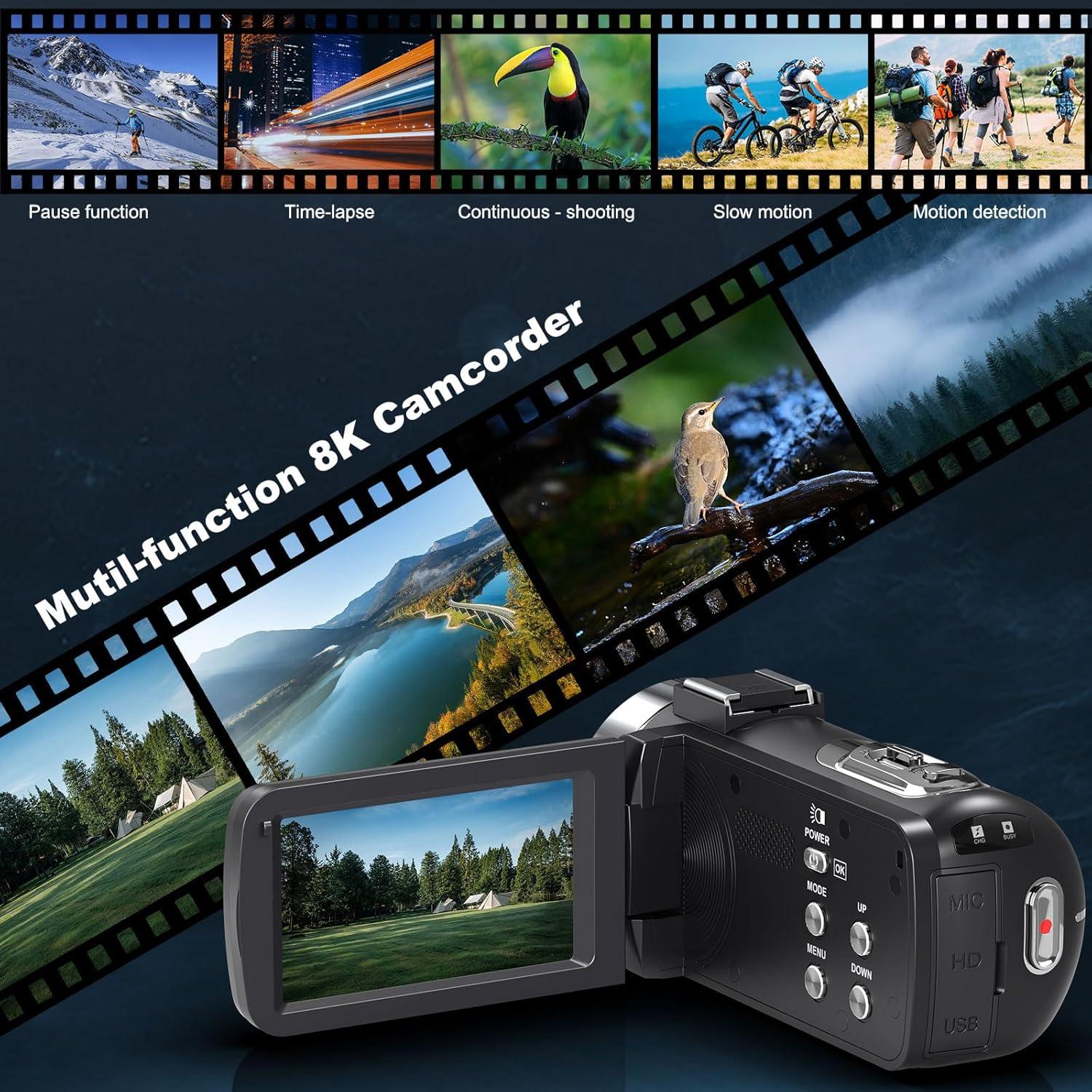 Our In-Depth Review of the 8K 64MP Camcorder for Vlogging