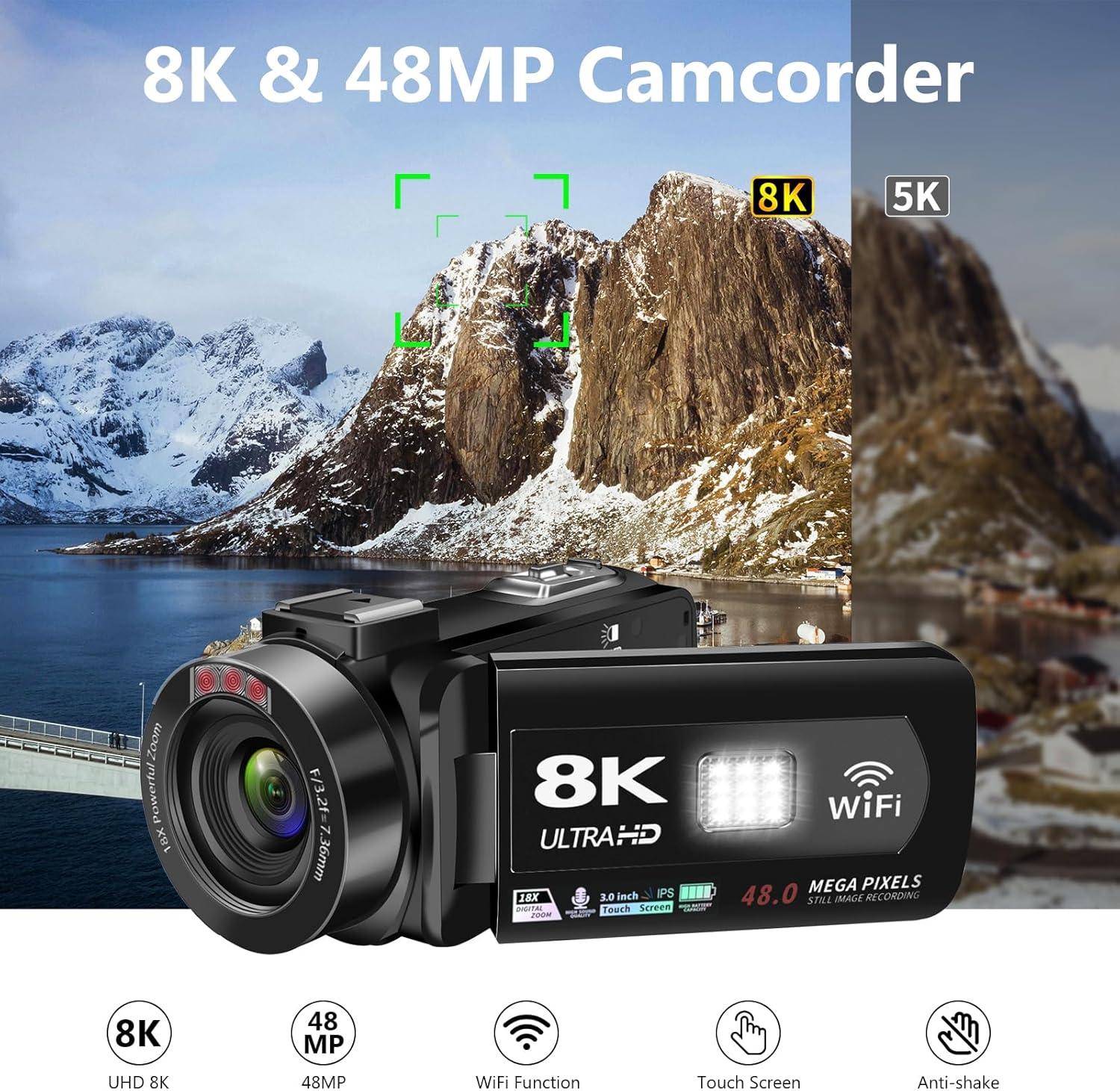 Our⁢ In-Depth Review of the 8K UHD WiFi Vlogging Camera