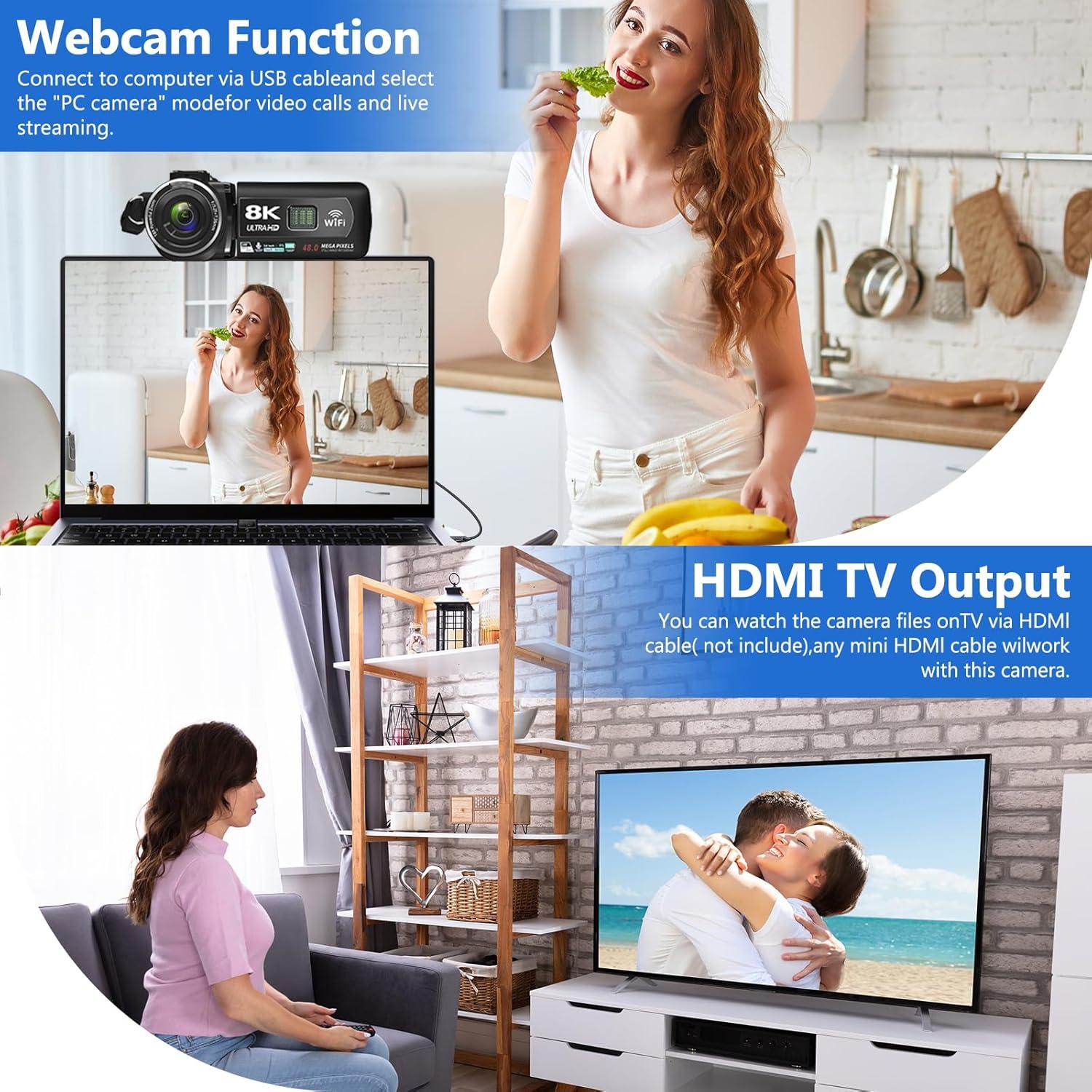 Our In-Depth​ Review of the 8K​ UHD WiFi Vlogging​ camera