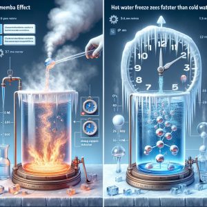 🤔 The Mpemba Effect: Why Hot Water Freezes Faster Than Cold! ❄️