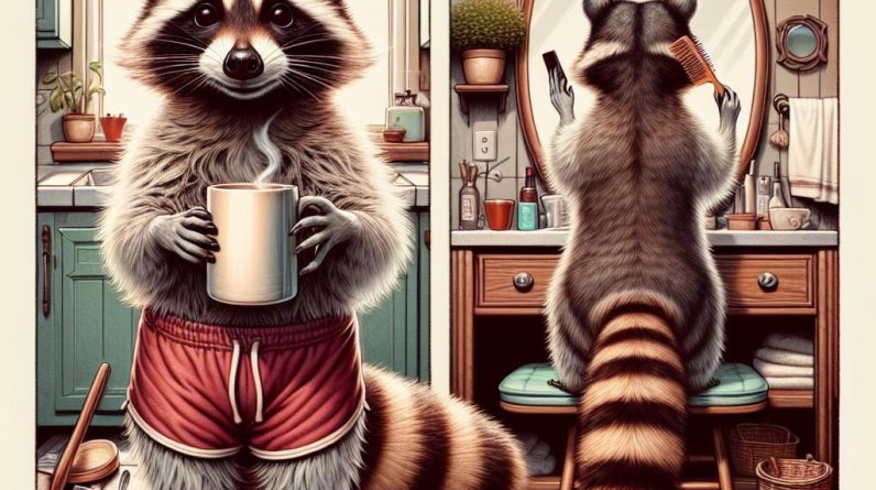 Rocket the Raccoon’s Get Ready With Me Routine #shorts