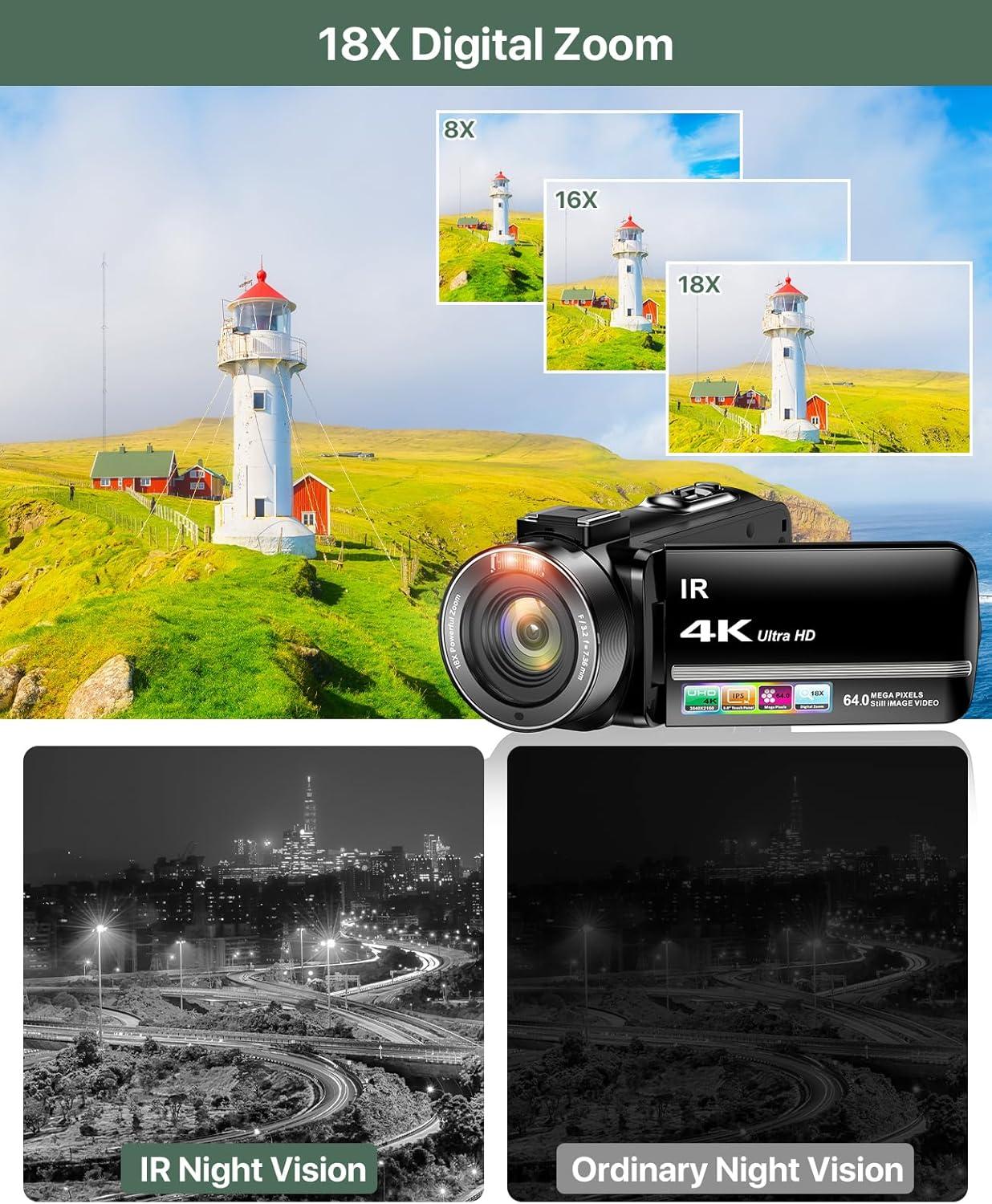 Our In-Depth Review: 4K Camcorder with Stabilizer & Night Vision our In-Depth Review: 4K Camcorder with Stabilizer & Night Vision