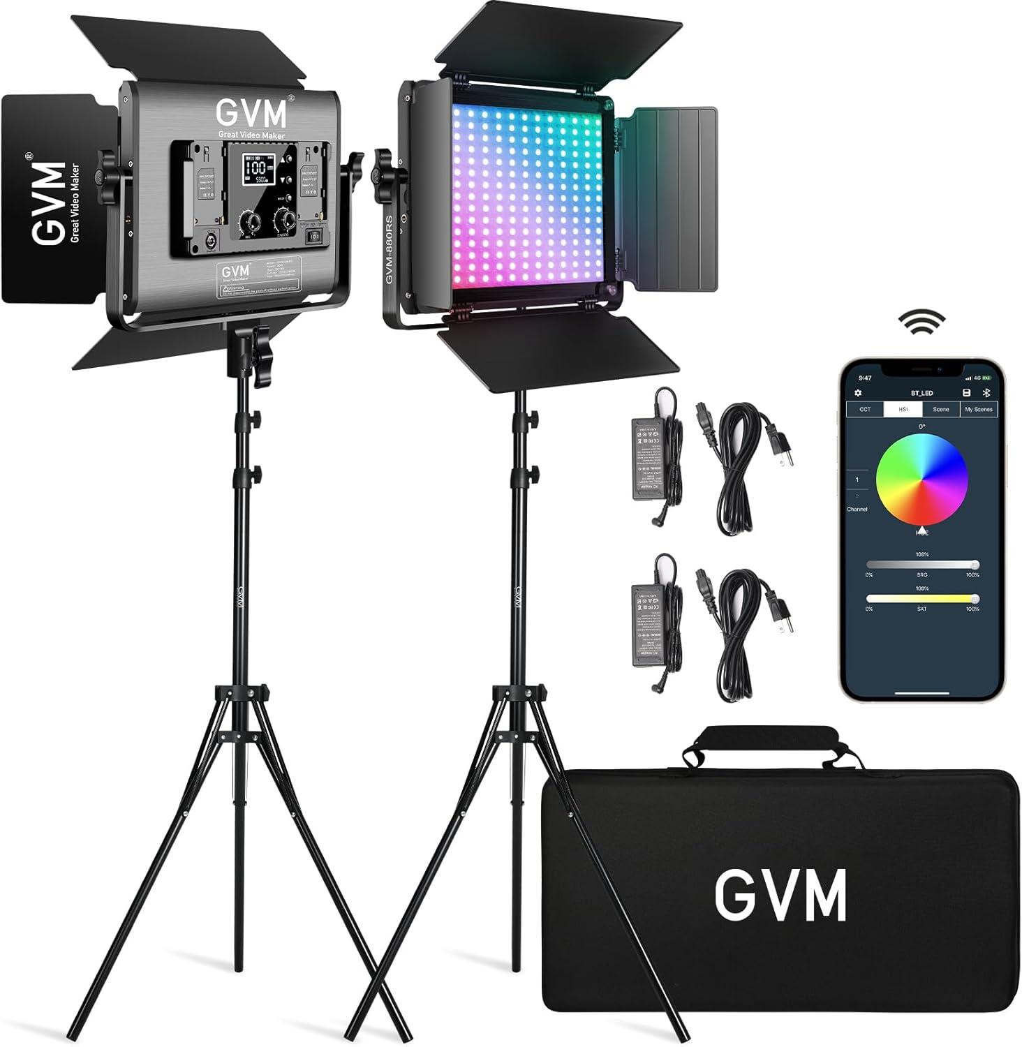 Our In-Depth Review of GVM RGB LED Video Light Kit for Creators