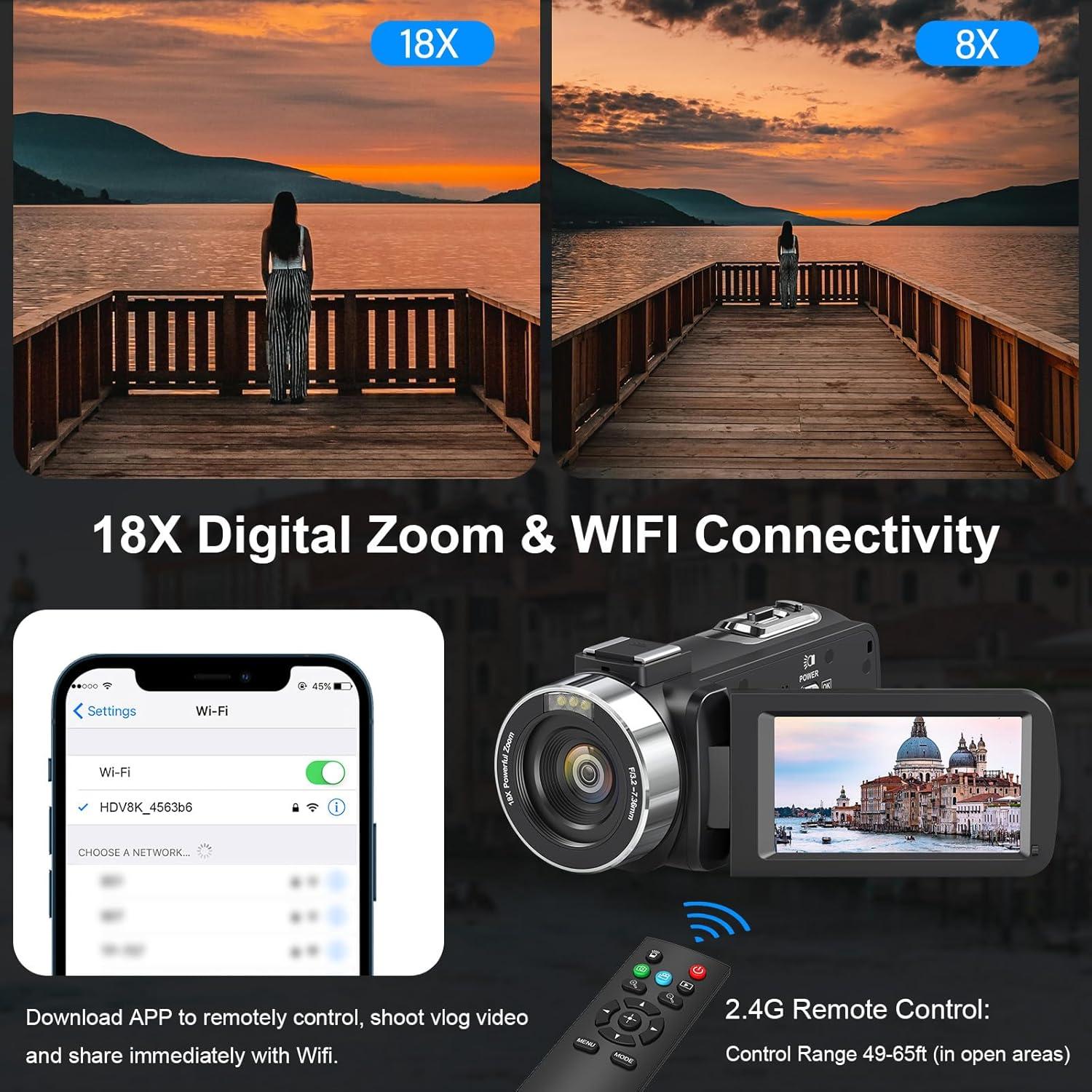Our In-Depth Review of the 8K 64MP Camcorder for Vlogging Excellence
