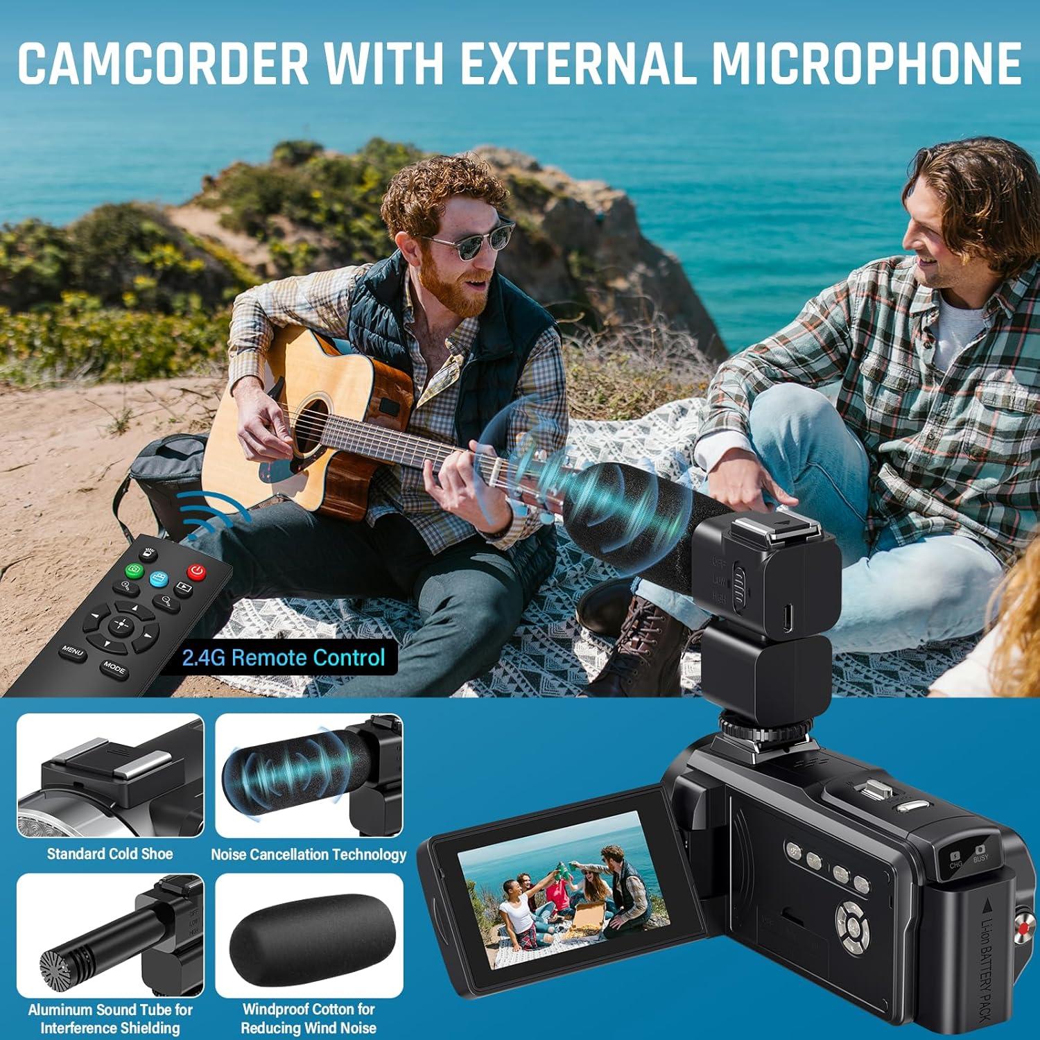 Our in-Depth Review of the 8K 64MP Vlogging Camera with Night Vision
