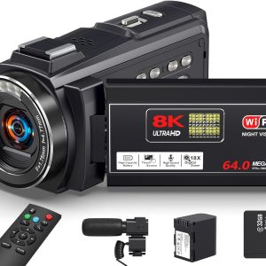 Our In-Depth Review: 8K 64MP Vlogging Camera with Night Vision