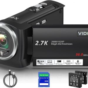 Our In-Depth Review of the QHD 2.7K 56MP Vlogging Camcorder