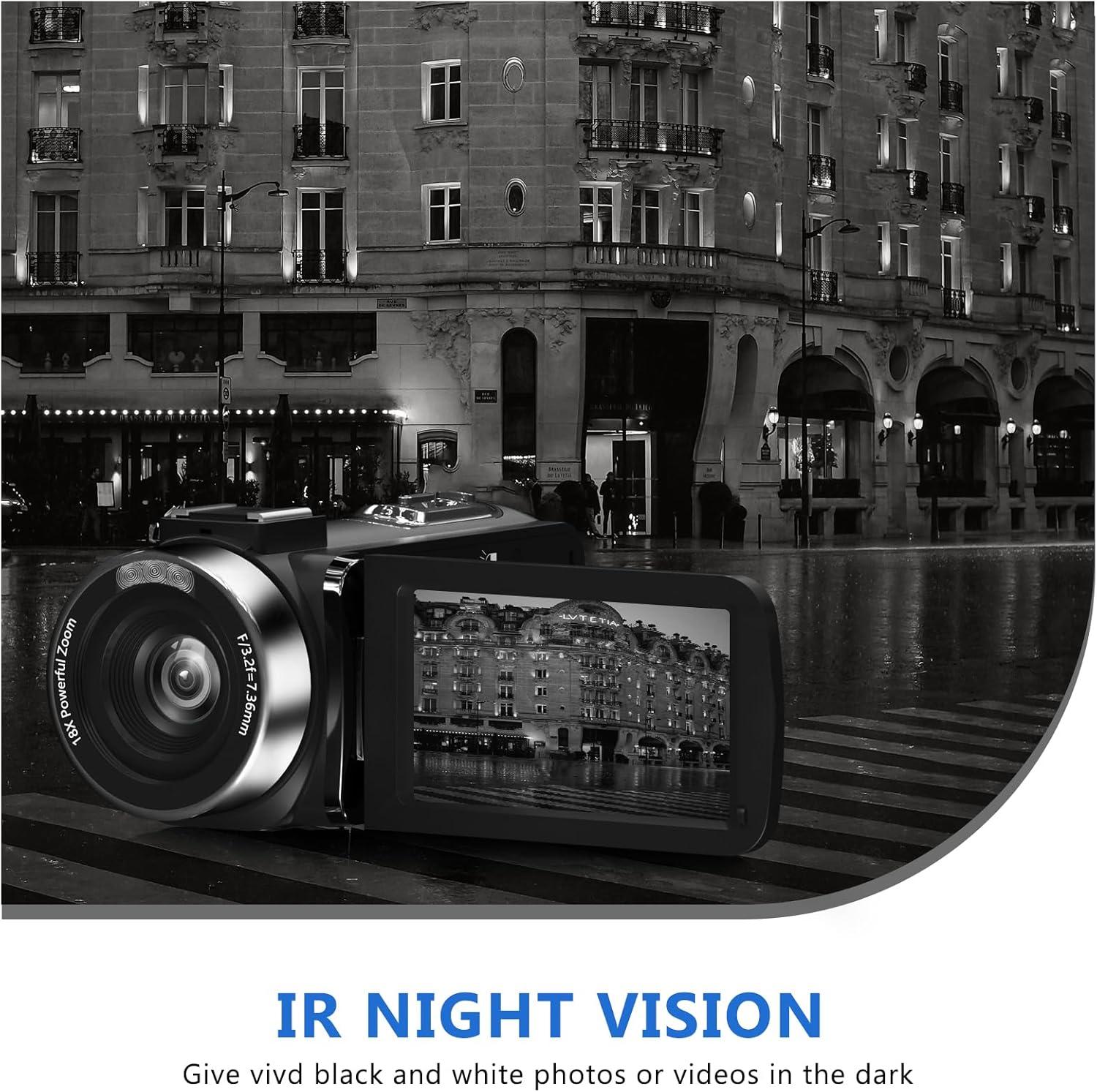 Our In-Depth Review of the VETEK 8K Camcorder for beginners