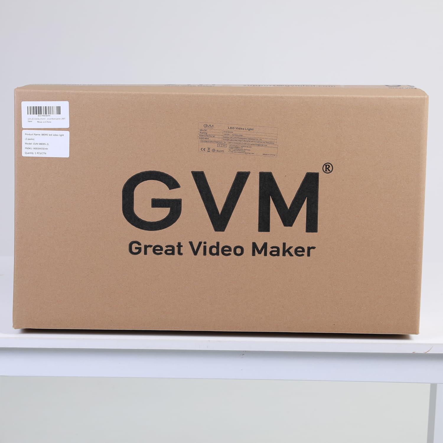 Our detailed Review of the GVM 60W RGB LED Video Light Kit