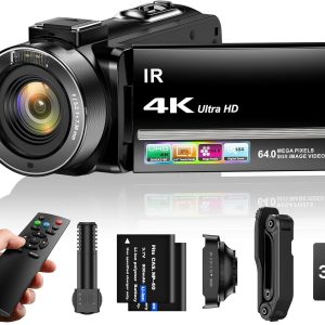 Our In-Depth Review: 4K Vlogging Camera with Night Vision & Stabilizer