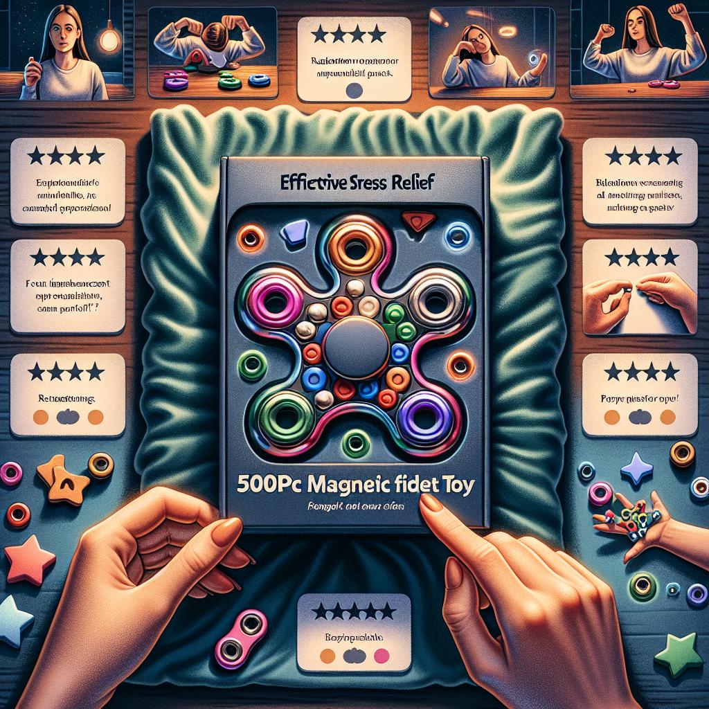 Our Review of the 500pc Magnetic Fidget Toy: Ideal Stress Relief Gift