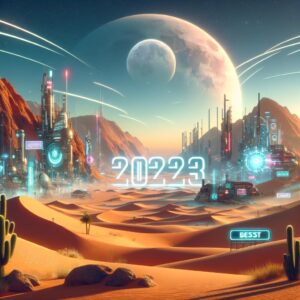 Declaring ’23 the BEST Year? Futuristic Desert Vibe! #shorts