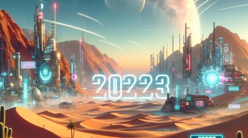 Declaring ’23 the BEST Year? Futuristic Desert Vibe! #shorts