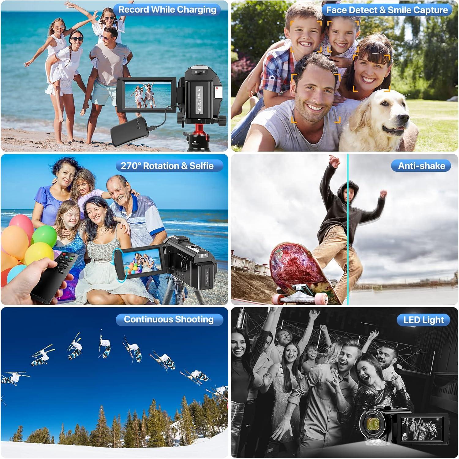 Our In-Depth Review: Digital Vlogging Camcorder with Mic & Remote