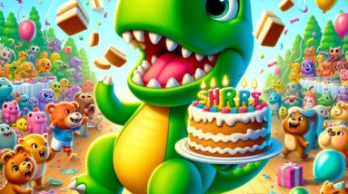 Yoshi Crashes The Party: Dinosaur Drama Unfolds! #shorts