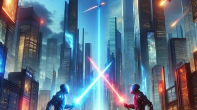Lightsaber Fights & Future City: Is This Star Wars? #shorts