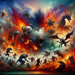 Explosion, Chaos, and Creatures: No One Is Safe! #shorts