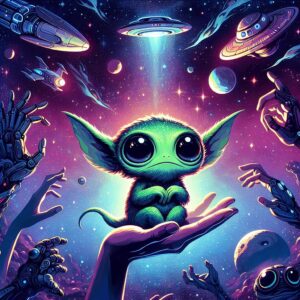 Baby Yoda’s Epic Journey: Protect Him or Fight? #shorts