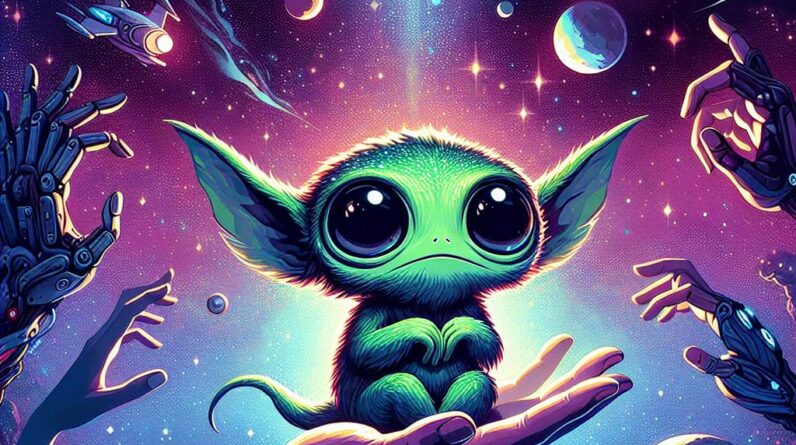 Baby Yoda’s Epic Journey: Protect Him or Fight? #shorts