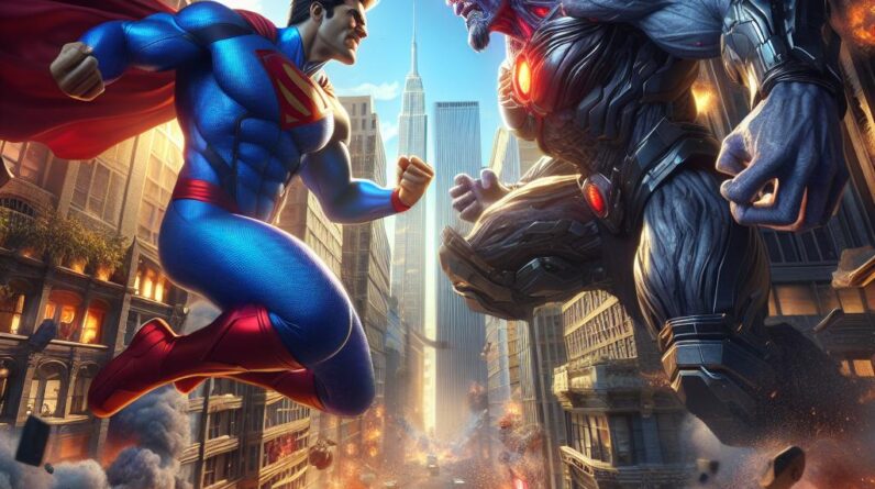 Superman vs. Darkseid: Epic City Battle Unleashed! #shorts