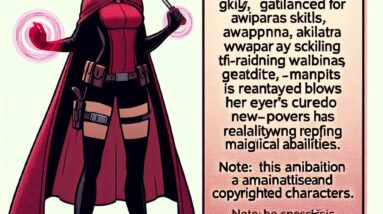 What IF… Black Widow as Scarlet Witch: Marvel’s Ultimate Crossover? #shorts