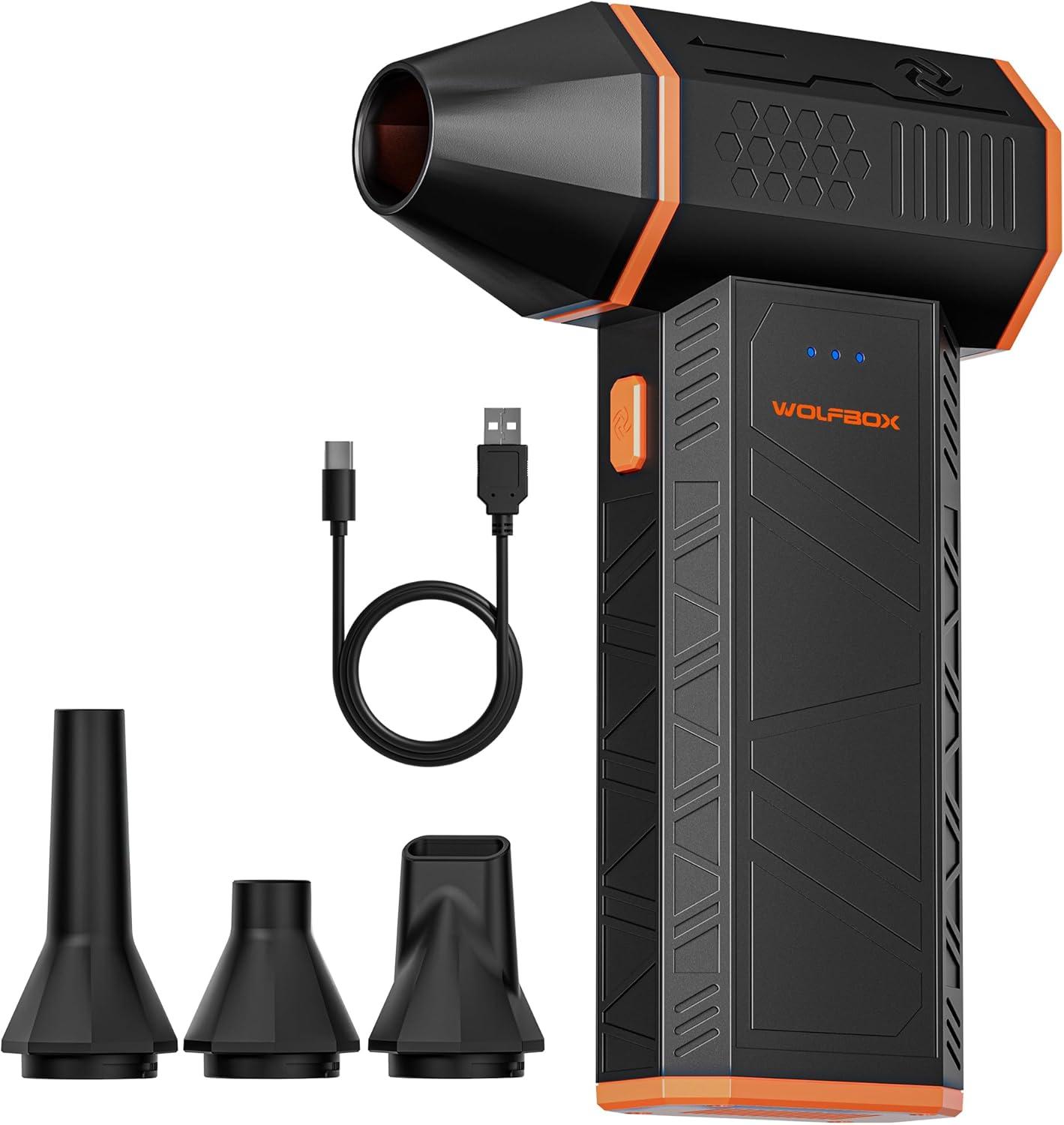 Our Evaluation of the WOLFBOX MF50: Powerful, Portable Air Duster Our Evaluation of the WOLFBOX MF50: Powerful, Portable Air Duster