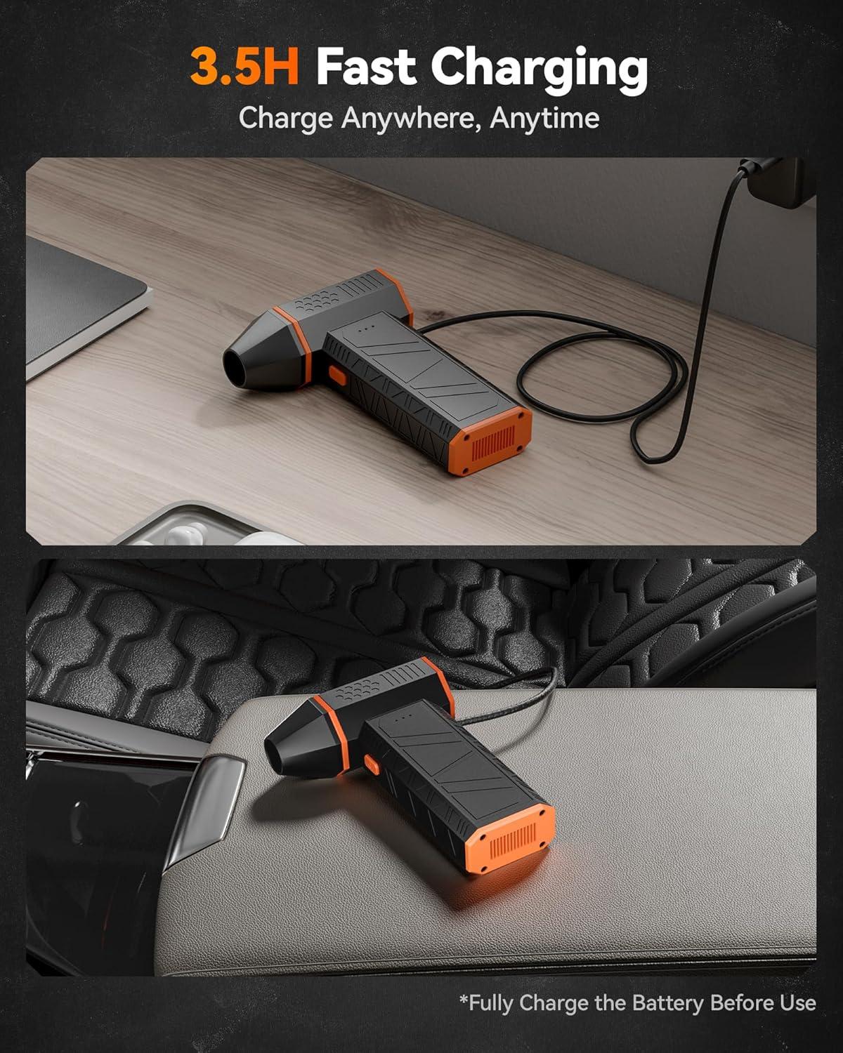 Our Evaluation of the WOLFBOX MF50: Powerful, Portable Air Duster Our Evaluation of the WOLFBOX MF50: Powerful, Portable Air Duster