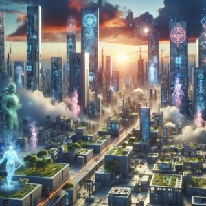 Is This The Future? City, Gods, and Mystery Unveiled! #shorts