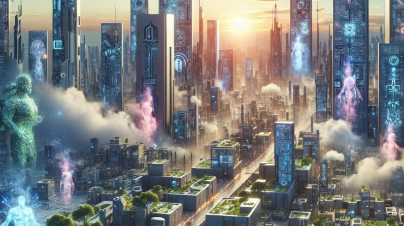 Is This The Future? City, Gods, and Mystery Unveiled! #shorts