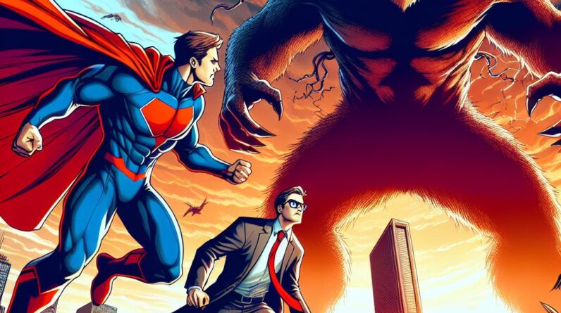 Superman & Lex Luthor Team Up Against Monster! #shorts