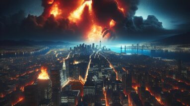 Fiery Monster Unleashed: City’s Fiery Bloom & Terrifying Pursuit! #shorts