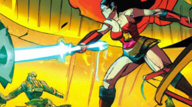 Wonder Woman’s Fight: Alien Danger in the Zeta Chamber! #shorts