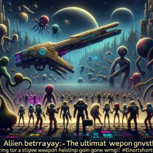 Alien Betrayal: The Ultimate Weapon Heist Gone Wrong! #shorts