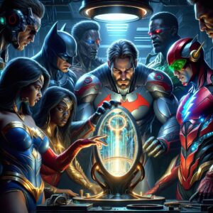 Justice League Examines Mysterious Alien Tech! #shorts