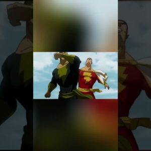Superman and Shazam Unite Against Black Adam #shorts