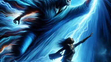 Blue Energy Unleashed! Man’s Anguish, Woman’s Desperate Flight! #shorts