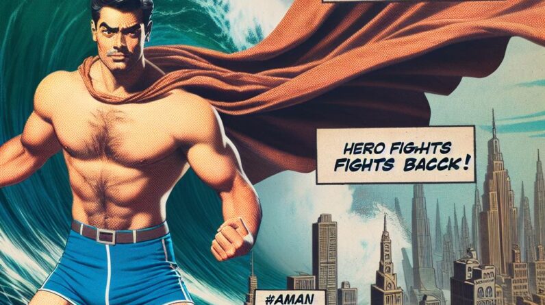 City Destroyed by Giant Wave! Hero Fights Back! #shorts