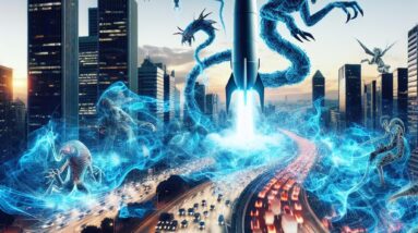 City Chaos: Blue Energy, Monsters & Nuclear Launch! #shorts
