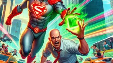 Superman vs Luthor: Kryptonite & City Chase Chaos! #shorts