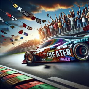 Speed Racer Accused of Cheating #shorts