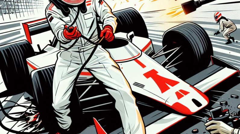 Speed Racer Solves Race Car Crisis #shorts