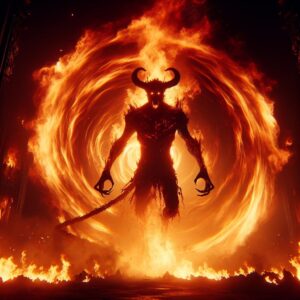 Fiery Demon Appears: Unleash the Inferno’s Power! #shorts