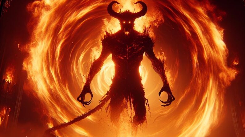 Fiery Demon Appears: Unleash the Inferno’s Power! #shorts
