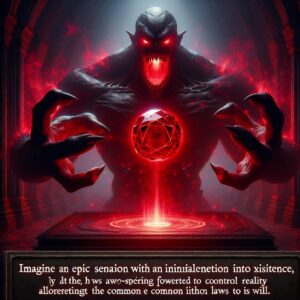 Demonic Roar Unleashed: Evil Red Gem Controls Reality! #shorts