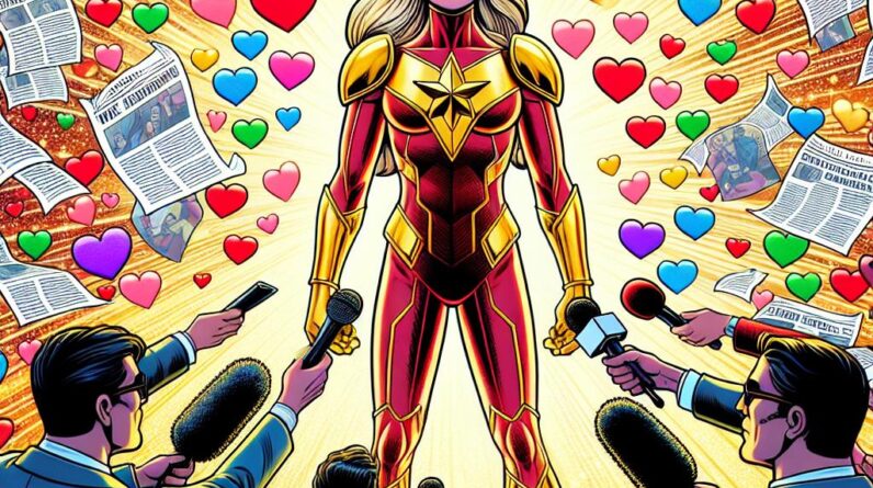 Captain Marvel Wins Hearts, Superman Faces Media Spin! #shorts