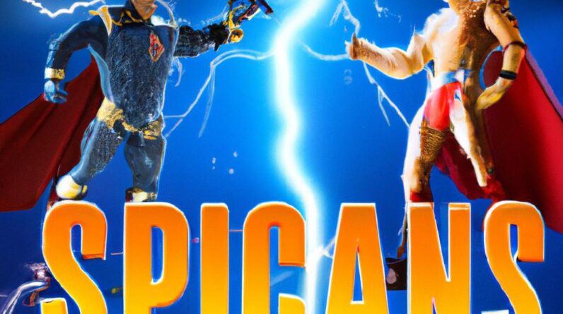 Shazam vs Superman: Epic Fight & Lightning Strike! #shorts