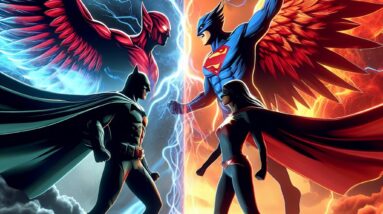 Batman’s Shocking Move: Superman & Hawkgirl Confrontation Revealed! #shorts